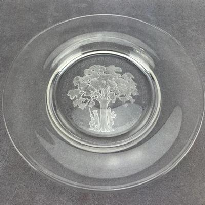 Franklin Mint - Vintage Liberty Tree Crystal Plate
