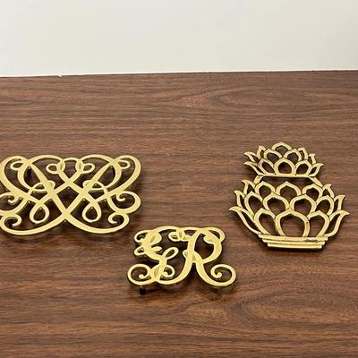 Vintage Brass Trivets