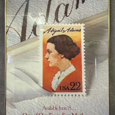 Framed “Abigail Adams Founding Mothers” Print 