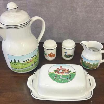 Villeroy & Boch Porcelain Breakfast Table Set