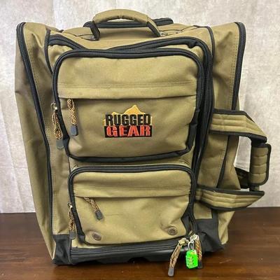 Large Rugged Gear Suitcase Backpack 