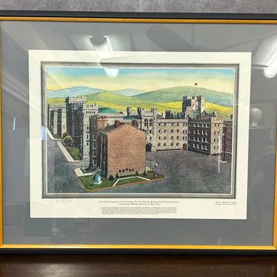 West Point Military Academy Drawing By Bruce A. Frank 
