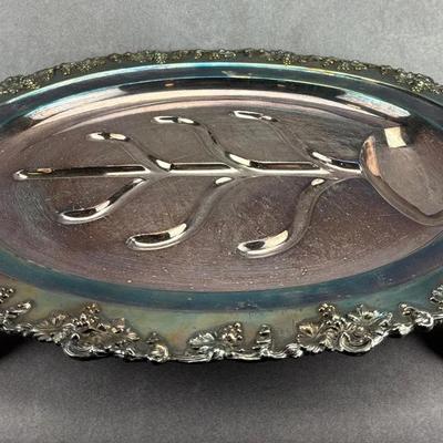 Barker Ellis - Large Ornate Footed Carving Tray