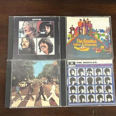 Collection Of Four The Beatles CDs