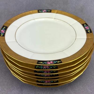 A. Schmidt & Son - Vintage Porcelain Salad Plate Set