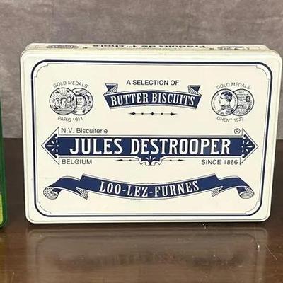 Collection Of 3 Collectible European Cookie Tins