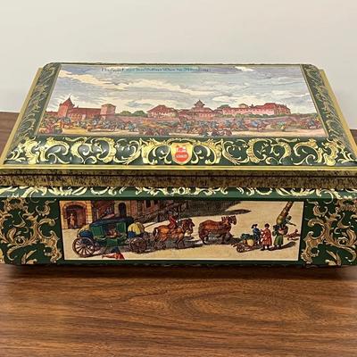 E. Otto Schmidt Tin Box Made In West Germany 1985