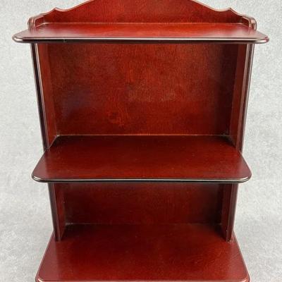 Small Wooden Wall Display Shelf