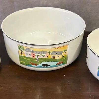 Villeroy & Boch Porcelain Salad Bowls & Oven-To-Table Large Bowls