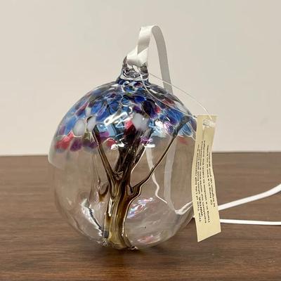 D&J Winter Tree Of Life Glass Ball