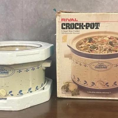 Rival Crock Pot 5 Quart Slow Cooker 