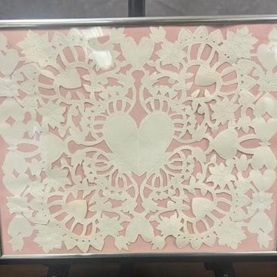 Heart Paper Cut Out Art 