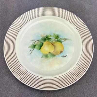 Rosenthal - Studio Linie Signed German Hand Painted Pear Plate