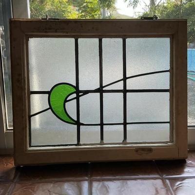 Stained Glass Hanging Window 