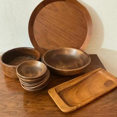 Wood Serving Bowls And Trays