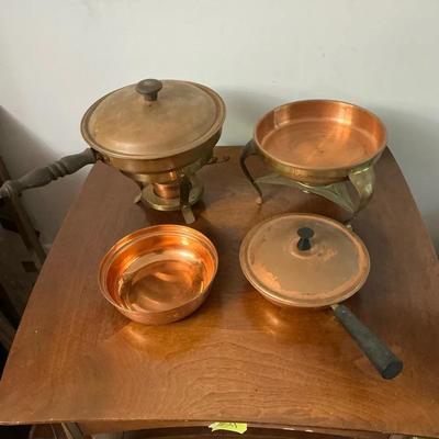 Copper Pans 