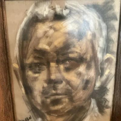 Abstract Expressive Portrait 1968