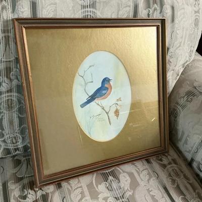 Helen Guymon Bluebird Signed Numbered