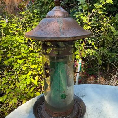 Copper Bird Feeder
