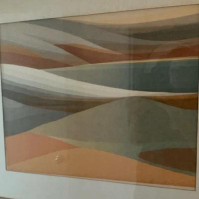 Desert Hills Abstract Art