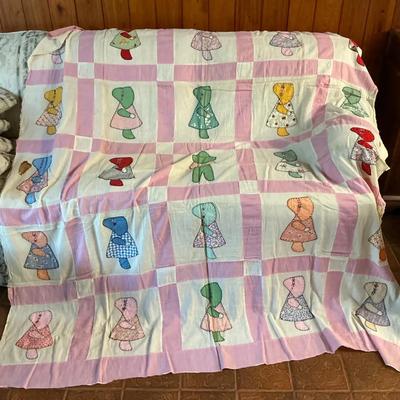 Handmade Little Girl Cotton Quilt