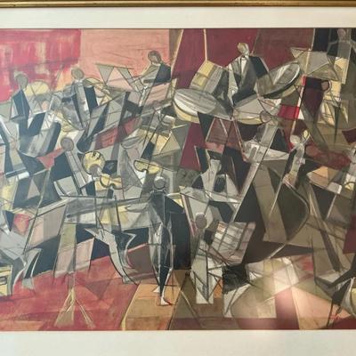 Symphony By Camille Hilaire Lithograph