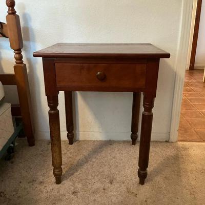 Antique Wood Side Table