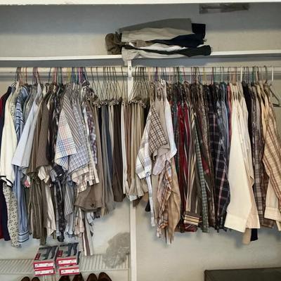 Mens Dress Shirts & Pants/Shorts - Size XL/42-44