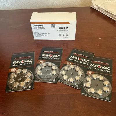 Rayovac 312 Hearing Aid Batteries NIP