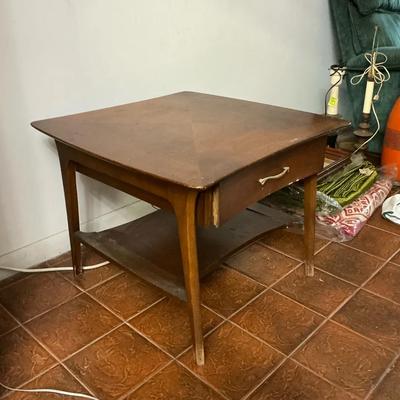 Mid Century Walnut Side Table #2