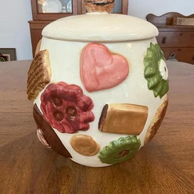 Napco Cookies All Over Ceramic Cookie Jar