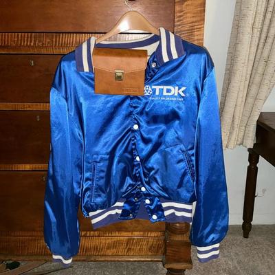 Vintage TDK Satin Jacket & Duffle Bags