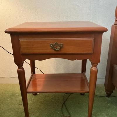 Bedside Table Solid Cherry