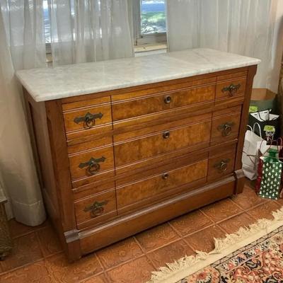 French Louis Philippe Style Commode Or Chest Late 1800s