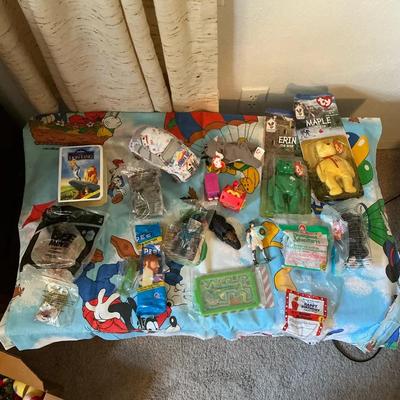 Collectible McDonald’s Toys & Disney Sheet