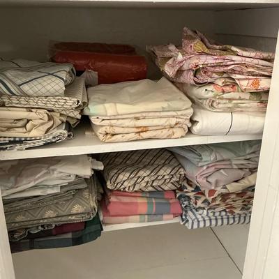 Vintage Cotton Patterned Linens #1