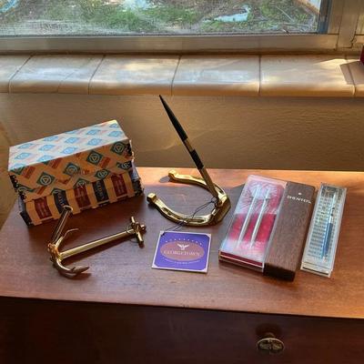 Brass Pen Holders & Pens