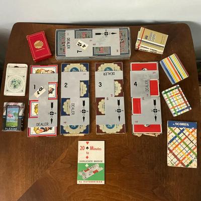 Vintage Playing Cards - Duplicate Bridge 
