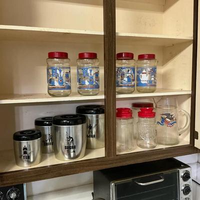 Vintage Kit Hen Canisters & Jars