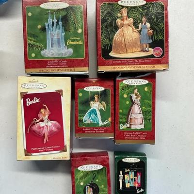Hallmark Barbie Keepsake Ornaments Lot Of 7