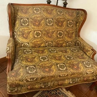 Victorian Style Loveseat Globe Furniture NC #2
