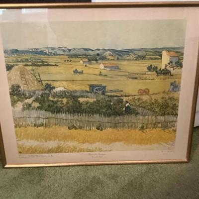 Van Gogh Vegetable Gardens Print