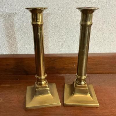 Harvin Brass Candle Holders Pair