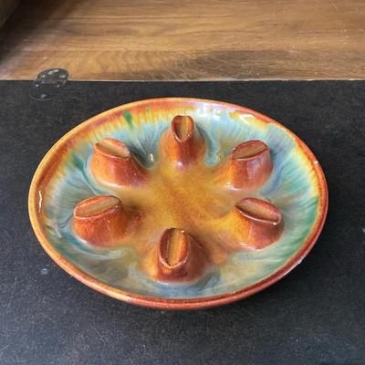 Royal Haeger Orange MCM Dish 