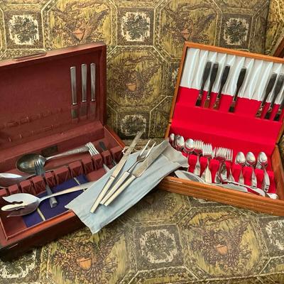 Oneida Community Silver Flatware, Austria Stainlss Carving Set