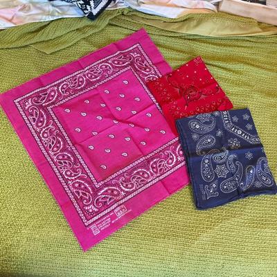Vintage Paris Accessories  & Color Fast Bandanas 