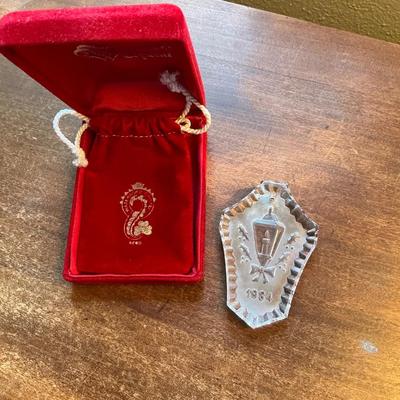 Waterford 1984 Christmas Ornament 