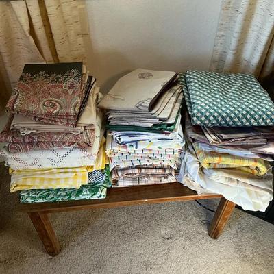 Vintage Cotton Patterned Linens #2