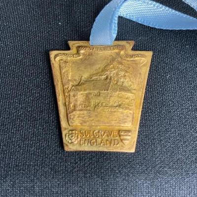 1926 Washington Manor House Medallion From Sulgrave, England
