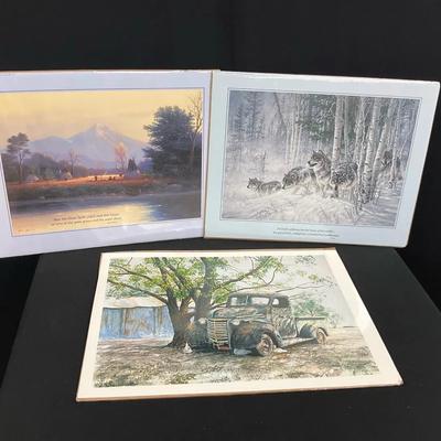 32 Inch Art Print Lot